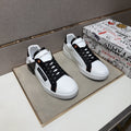Dolce & Gabbana White Black Orange Low-Top Sneakers — hero