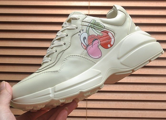 Gucci Heart & Cherry Chunky Sneakers — front
