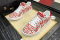 Dolce & Gabbana Red Pattern Low-Top Sneakers — hero
