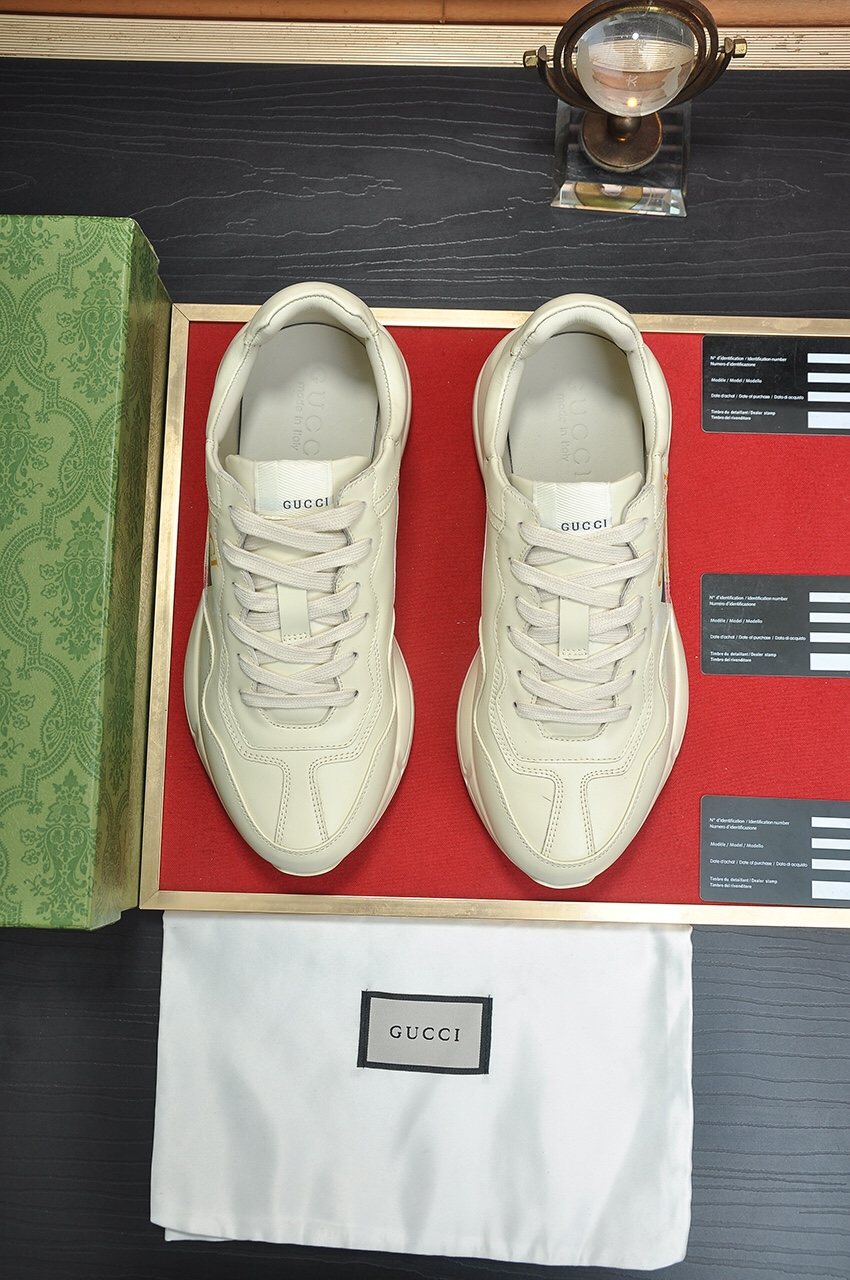 Gucci Off-White Graphic Sneakers — front