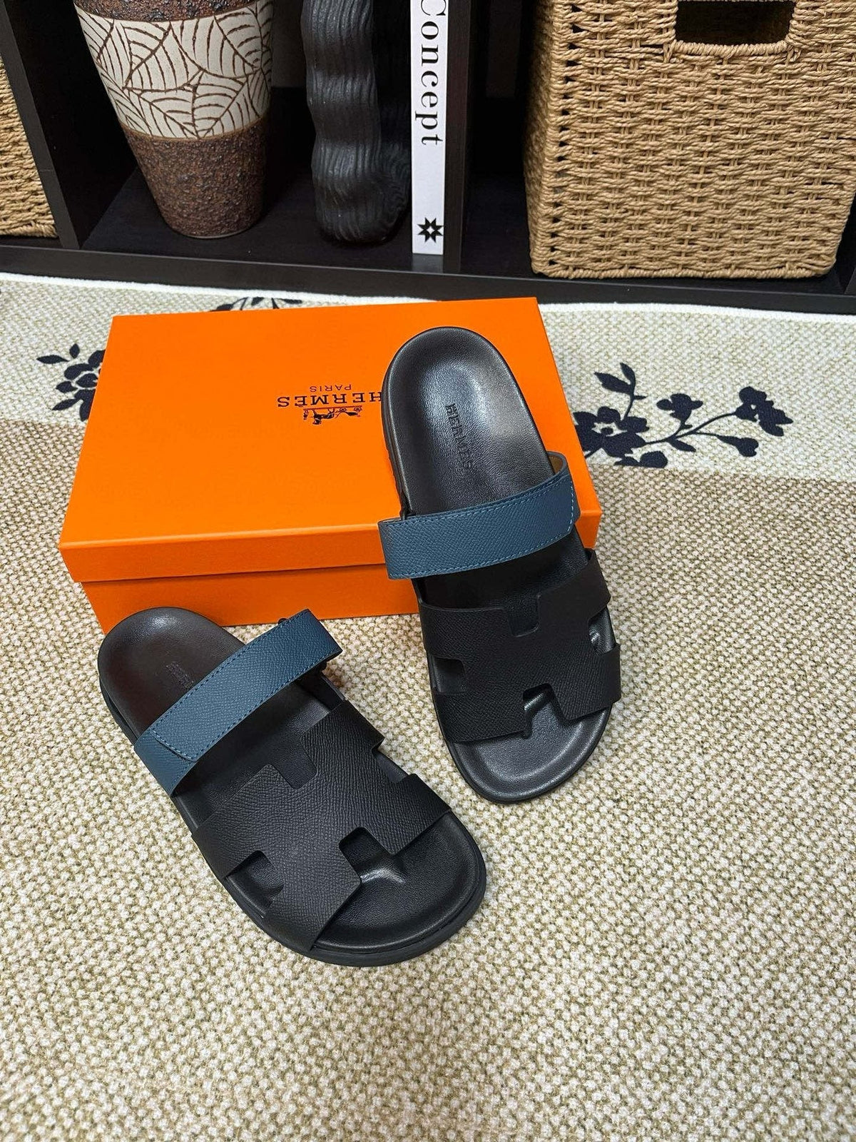 Hermès Kazimir Slide Sandals — front