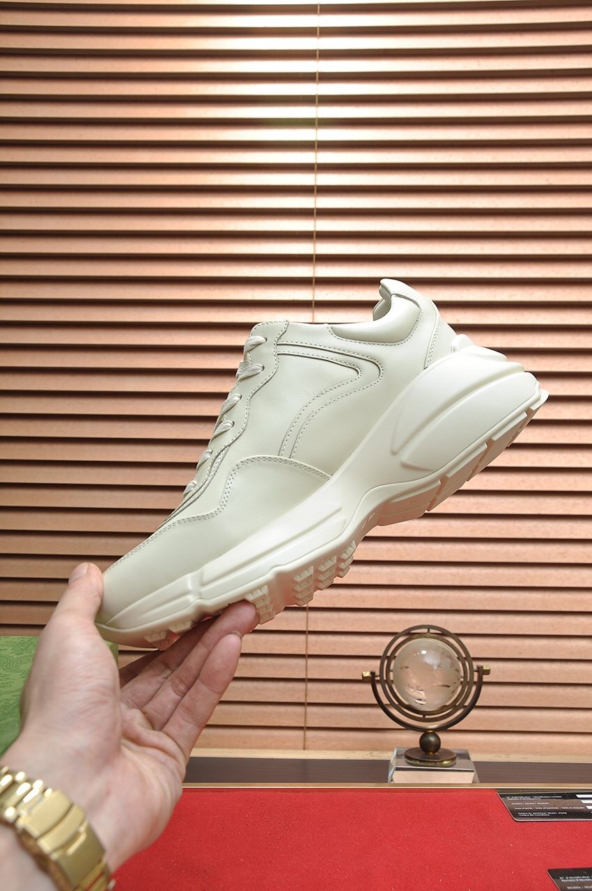Gucci Off-White Emblem Sneakers — back