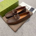 Gucci Brown Bit Loafers — hero