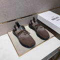 Berluti Taupe Brown and Black Sneakers — front