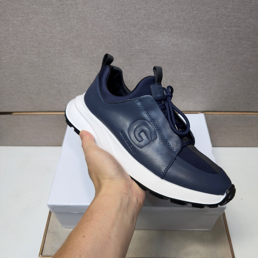 Givenchy Navy Blue Low-Top Sneakers — model