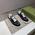 Gucci Green-Red Stripe Sneakers — hero