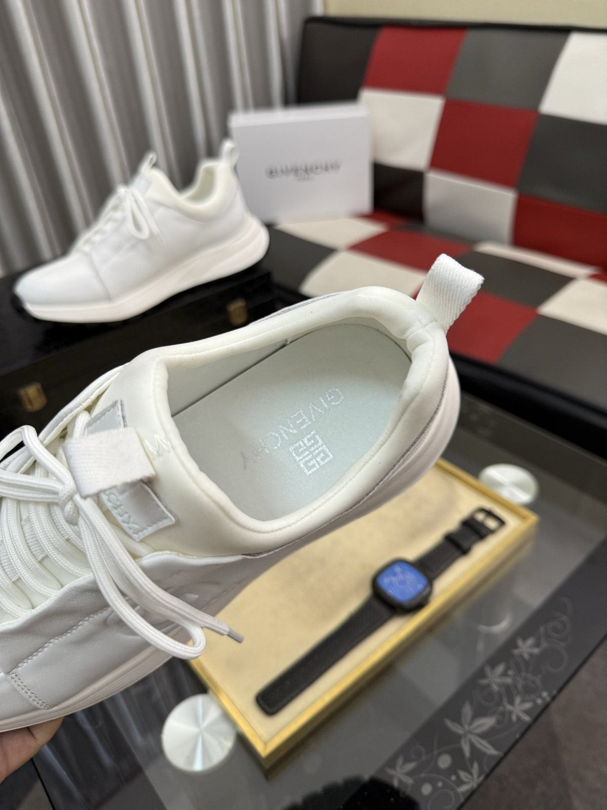 GIVENCHY Low-Top Logo Strap Sneakers — detail