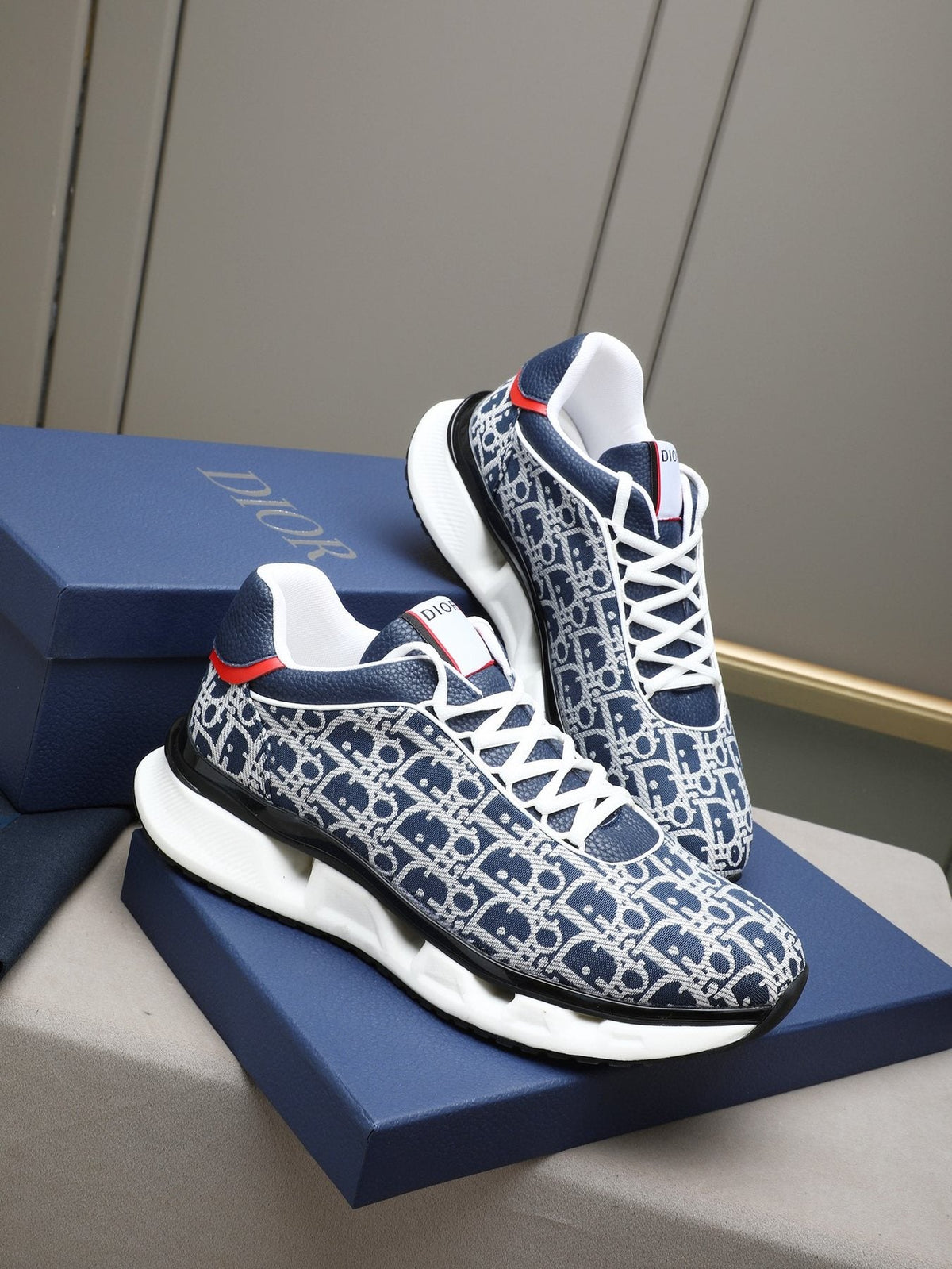 Dior Oblique Low-Top Sneakers — front
