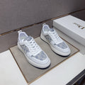 Dior Men's Patterned Panel Low-Top Sneakers — hero