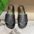 Bottega Veneta Woven Strap Slide Sandals — hero