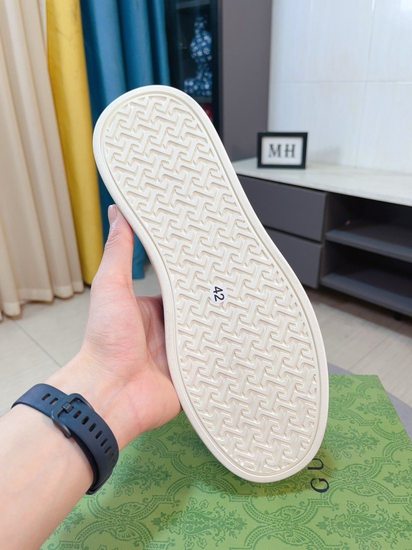 Gucci Embossed Slip-On Sneakers — back