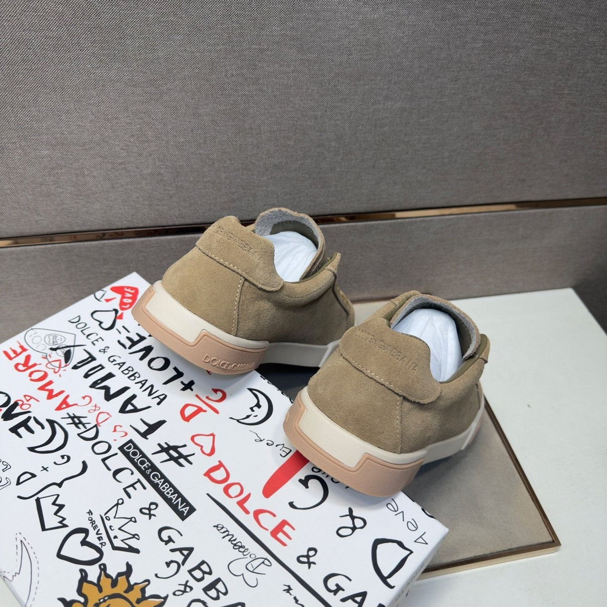 Dolce & Gabbana Panel Low-Top Sneakers — back