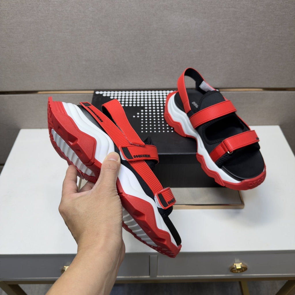 DSQUARED2 Multi-Strap Sport Sandals — model