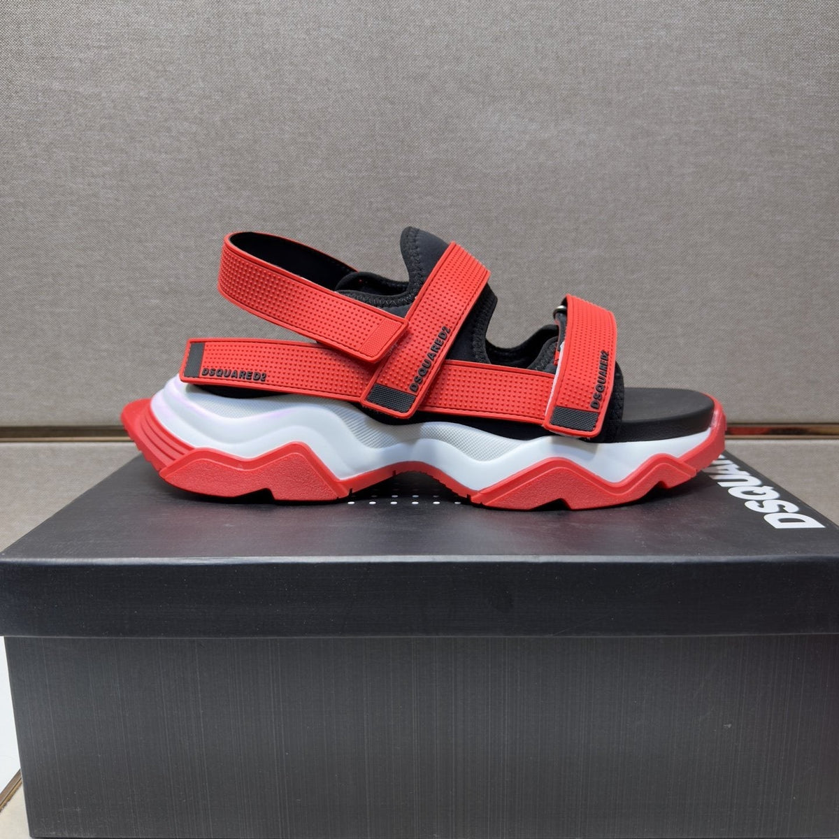 DSQUARED2 Multi-Strap Sport Sandals — side
