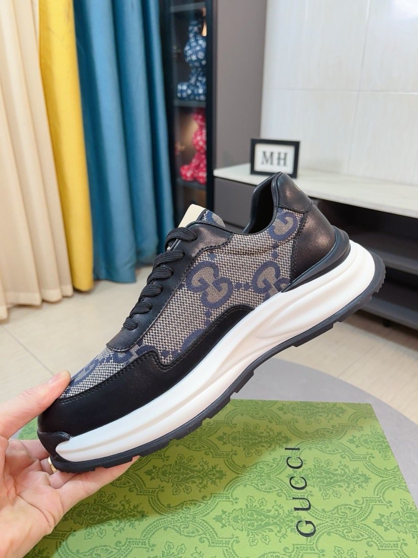 Gucci GG Pattern Sneakers — side