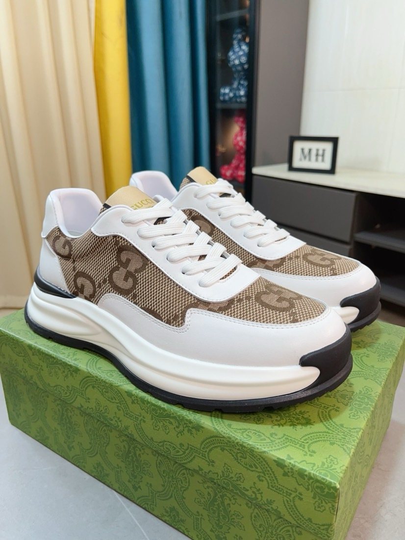 Gucci GG Pattern Sneakers — front