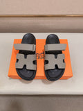 Hermès H-Cutout Slide Sandals — hero