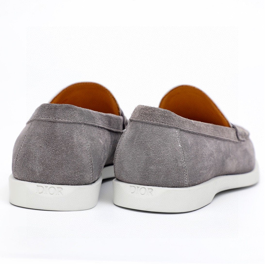 Dior Patterned Vamp Slip-On Shoes — back