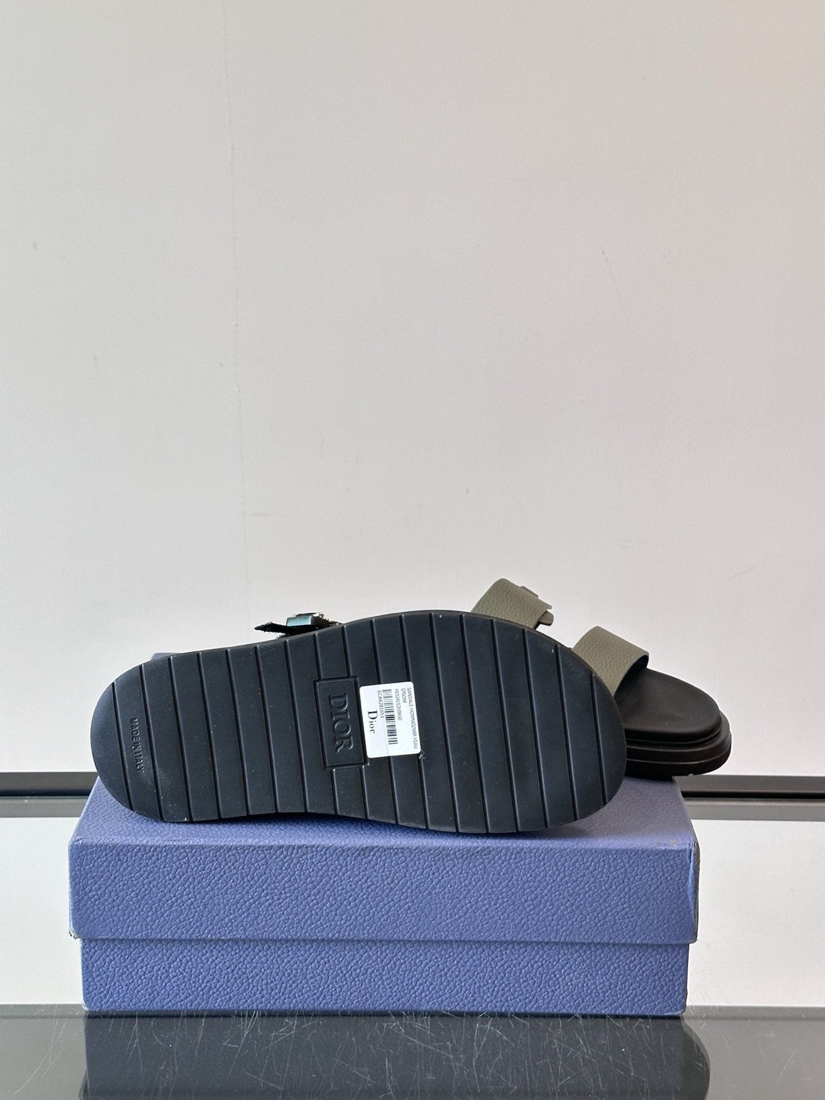 Dior Aqua Men's Slide Sandals — detail