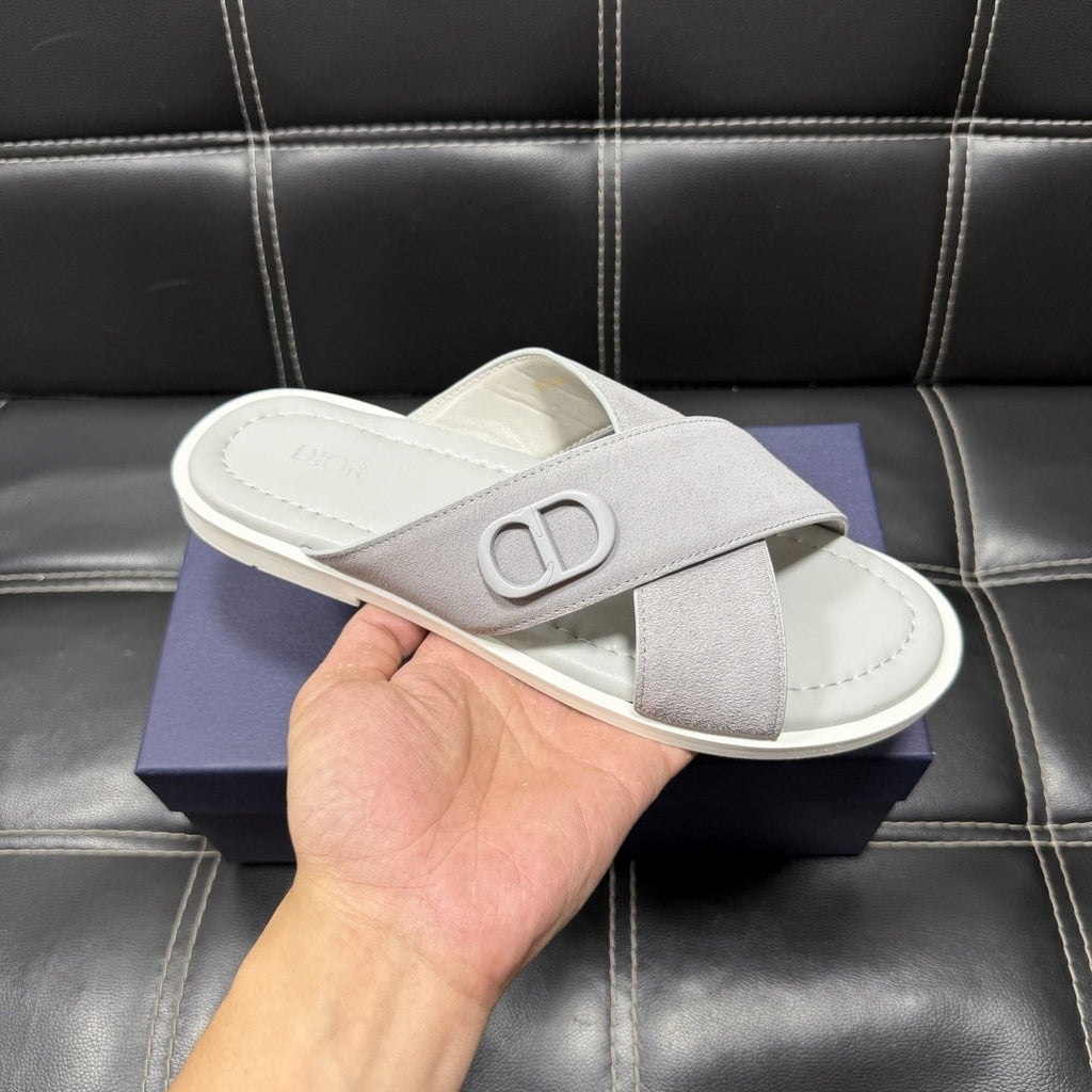 Dior Crossover Slide Sandals — model