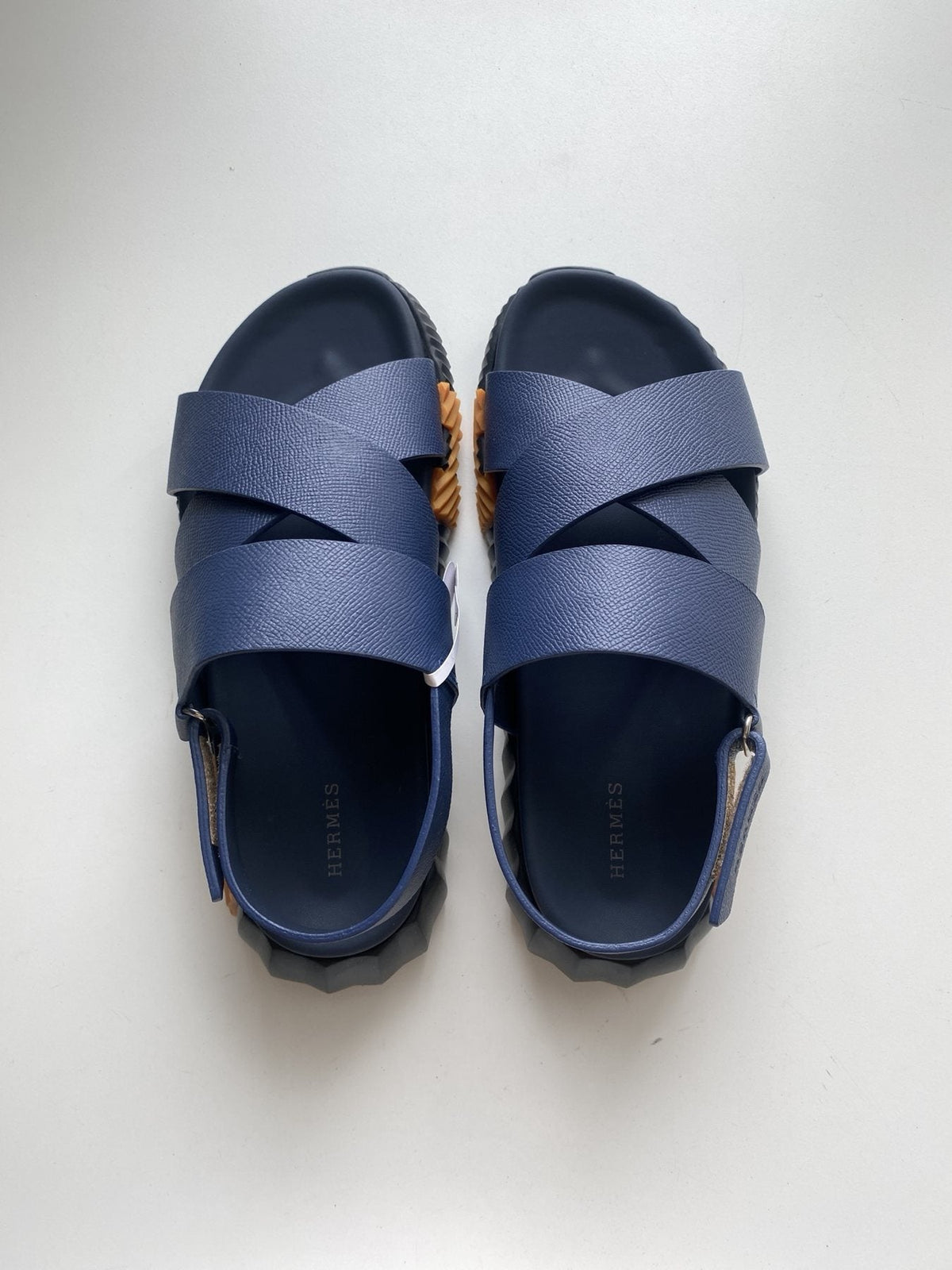 Hermès Nappa Calfskin Slingback Sandals — front