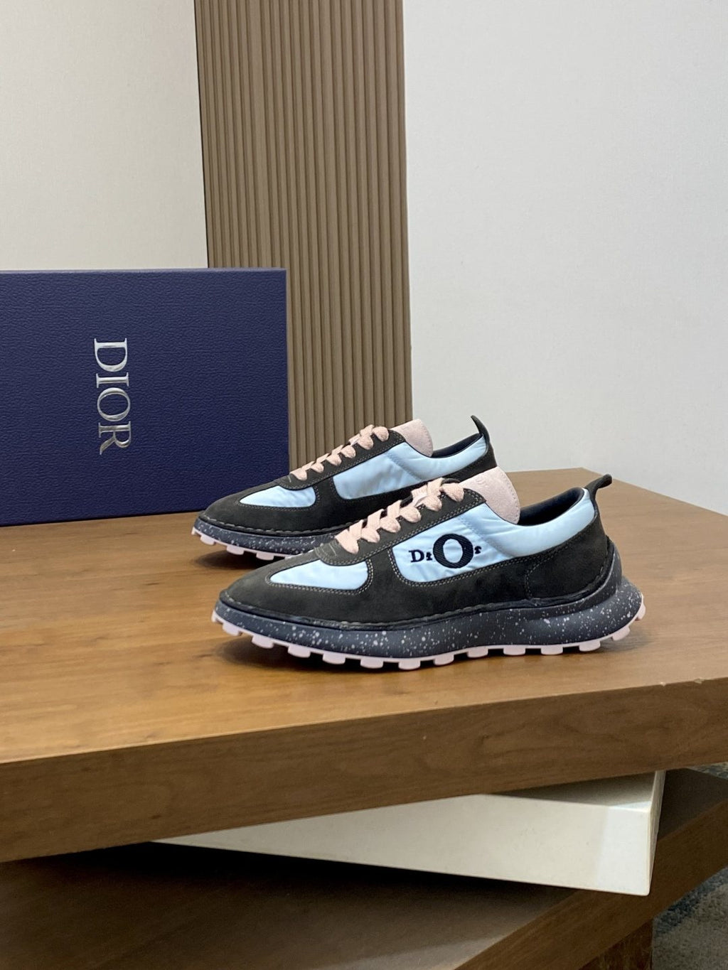Dior Paneled Low-Top Sneakers — front