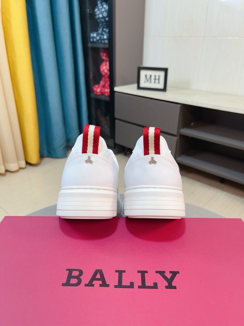 BALLY Low-Top Leather Sneakers — back