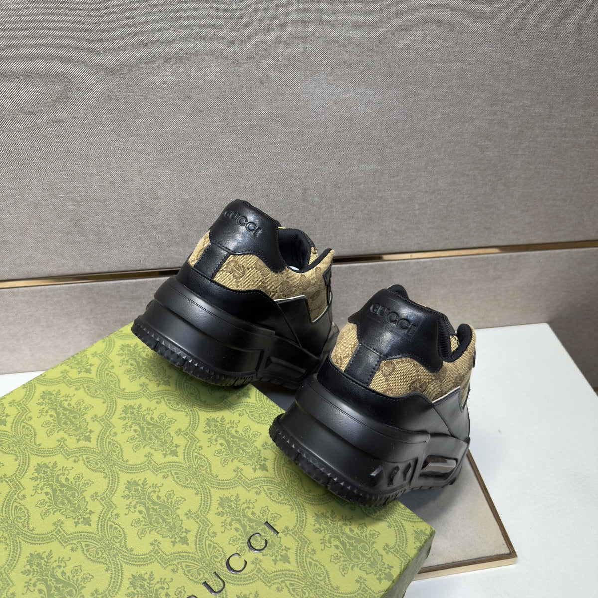 Gucci GG Panel Low-Top Sneakers — back