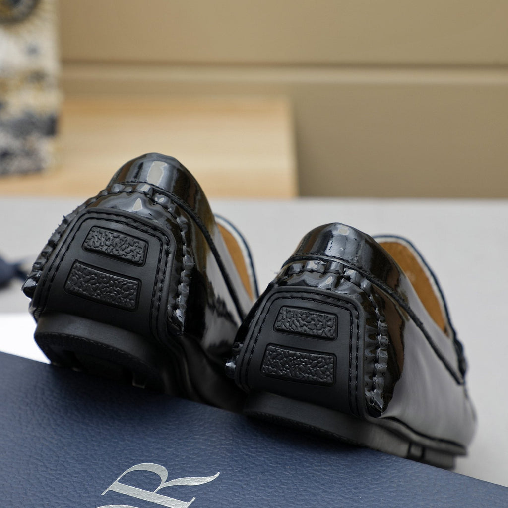 Dior CD Hardware Slip-On Loafers — back