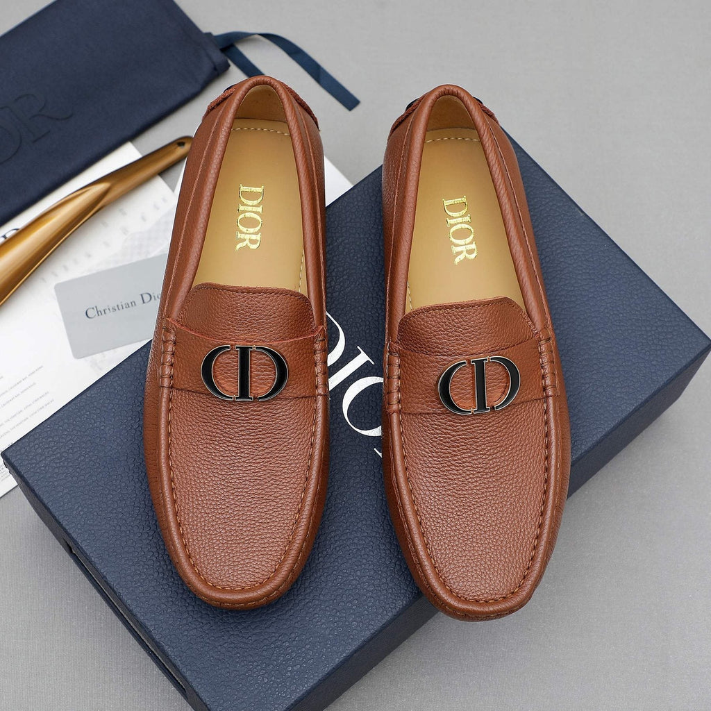 Dior CD Hardware Slip-On Loafers — side