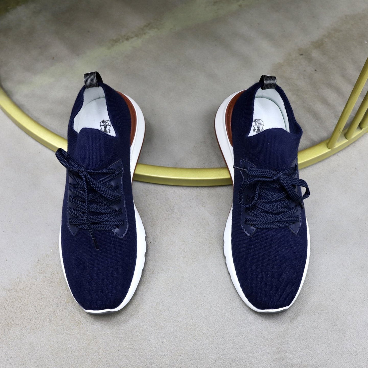 Brunello Cucinelli Textured Low-Top Sneakers — front