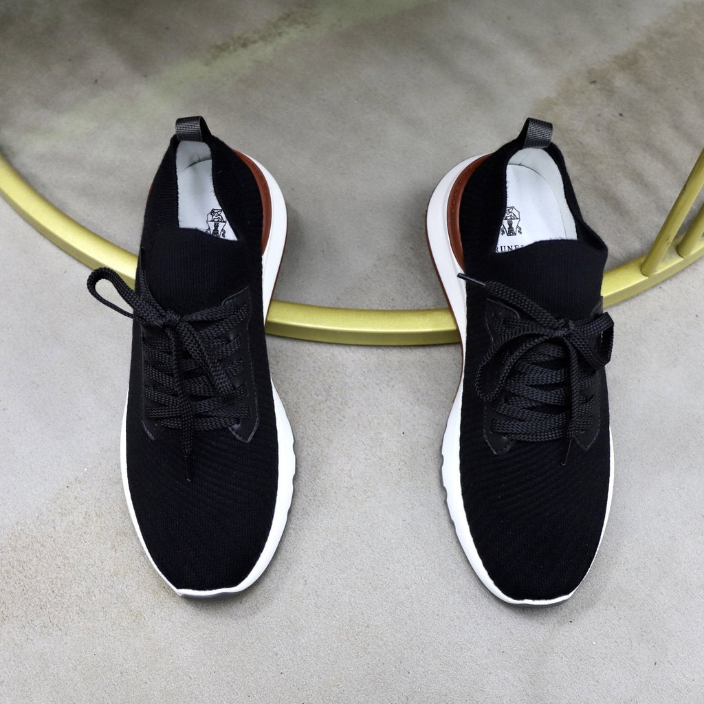 Brunello Cucinelli Textured Low-Top Sneakers — front