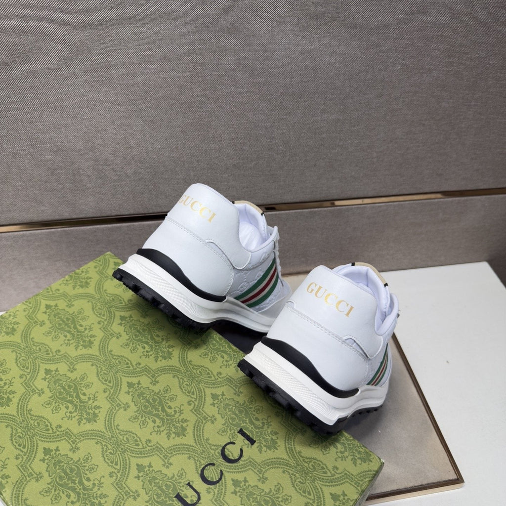 Gucci Striped Low-Top Sneakers — back