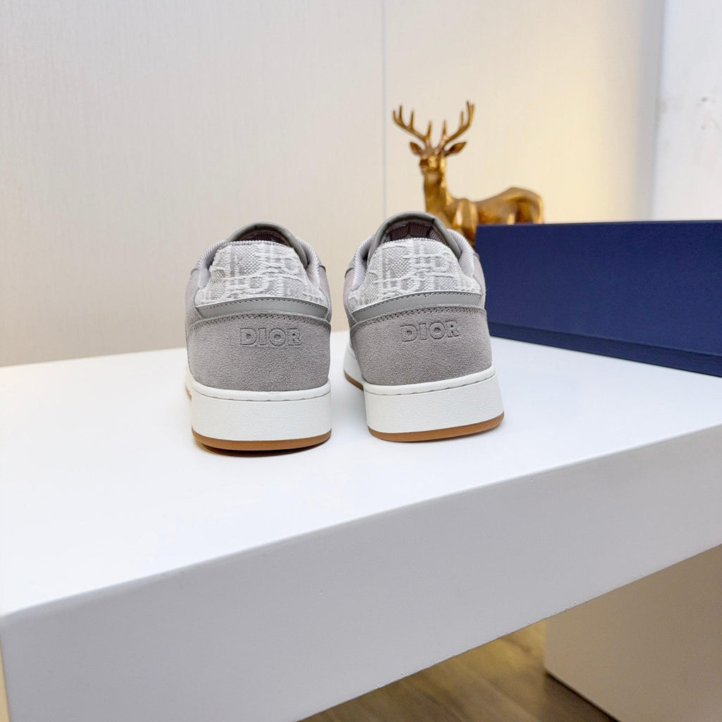 Dior Patterned Panel Low-Top Sneakers — back