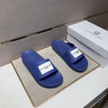 Givenchy Wordmark Patch Slide Sandals — hero