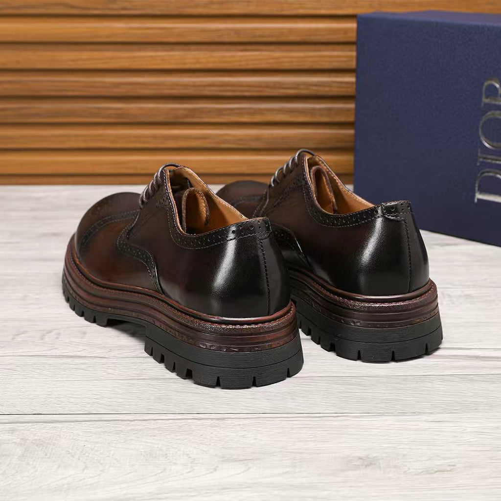 Dior Lace-Up Brogue Shoes — back