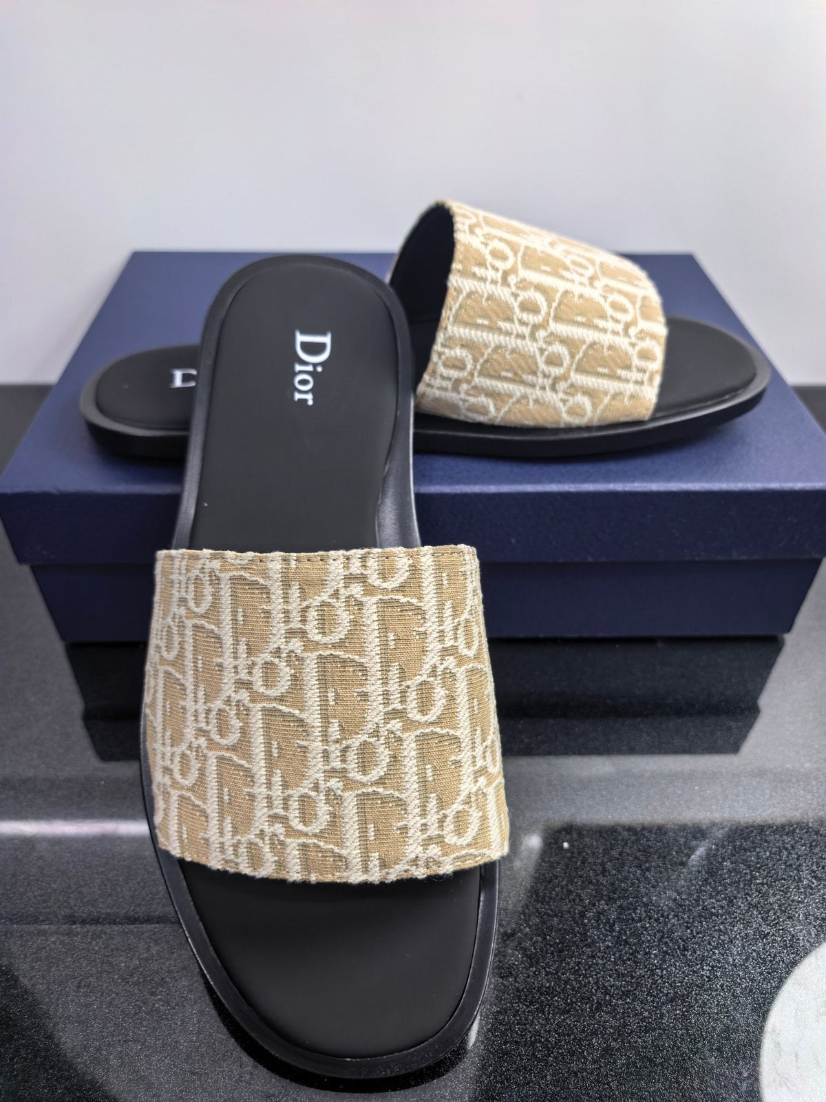 Dior Monogram Slide Sandals — hero