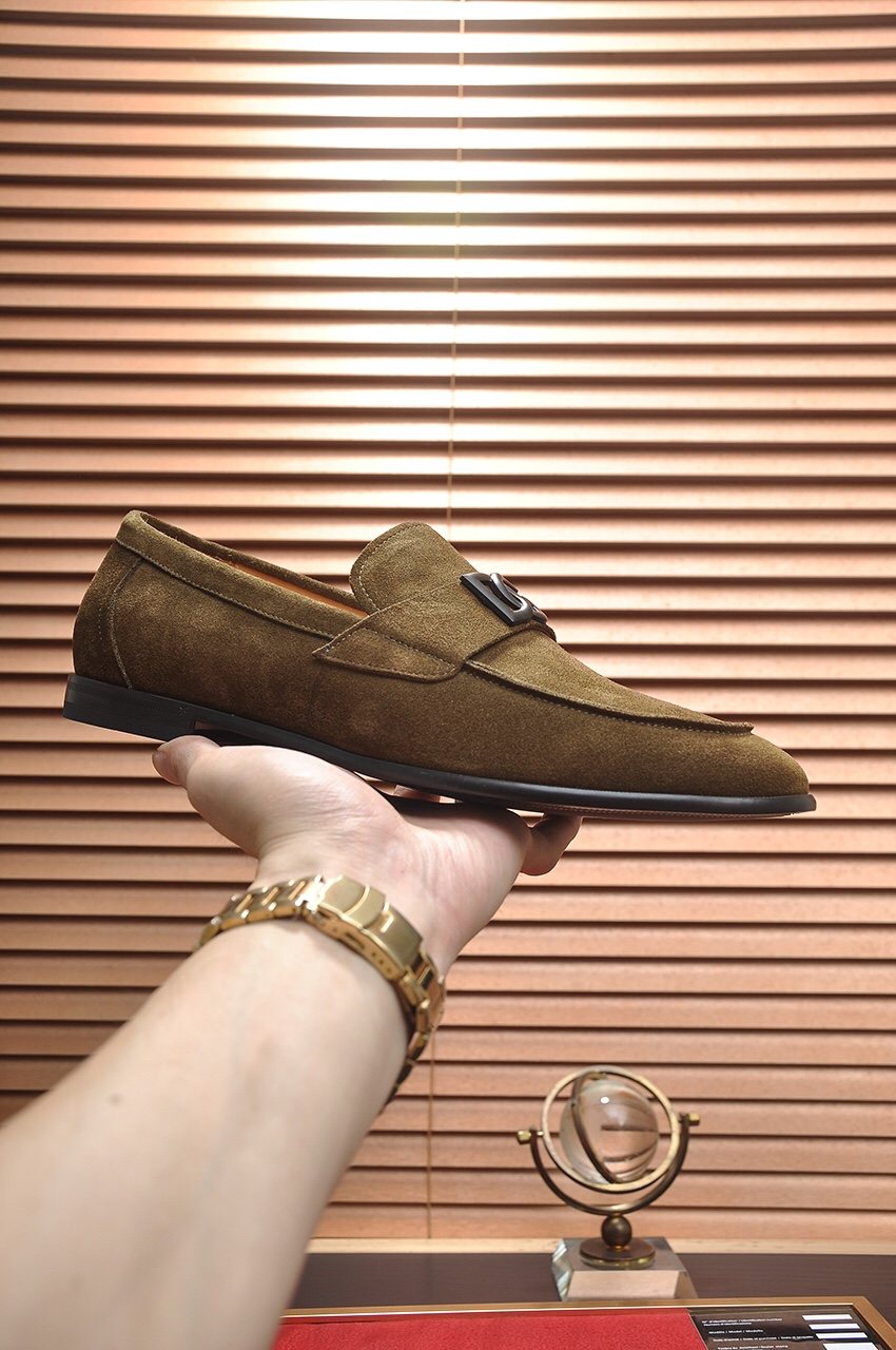 Dolce & Gabbana Bernini Buckle Loafers — side