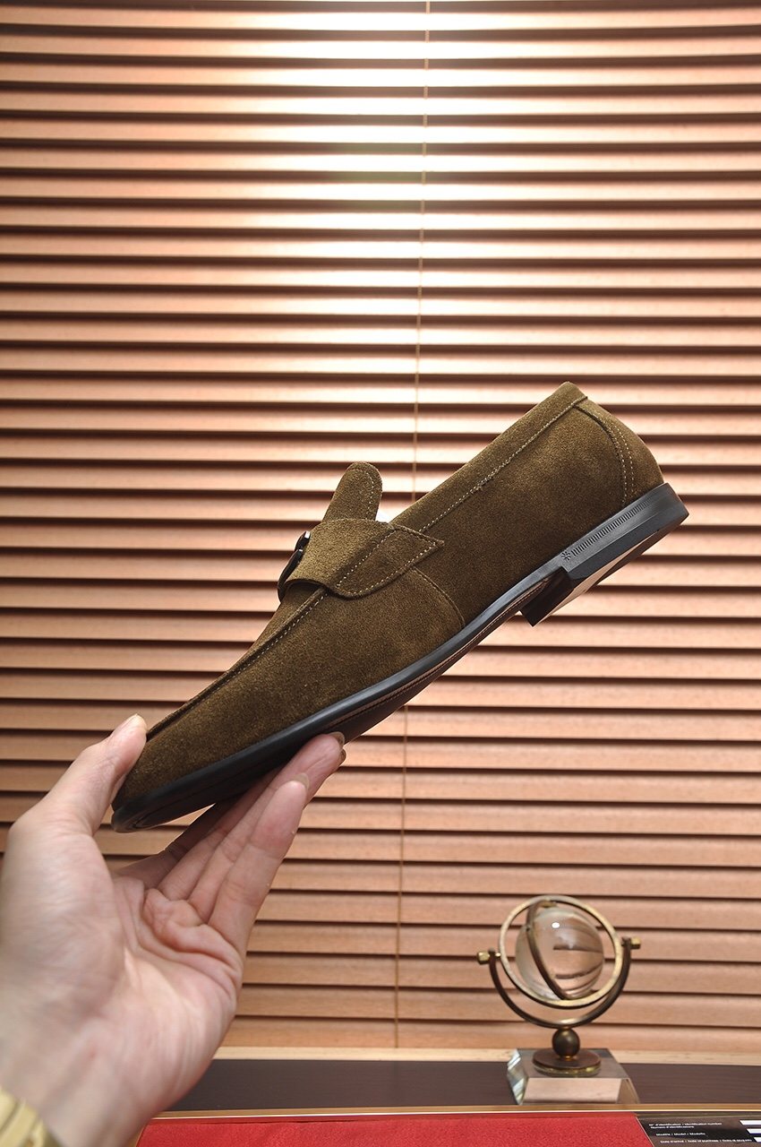 Dolce & Gabbana Bernini Buckle Loafers — side