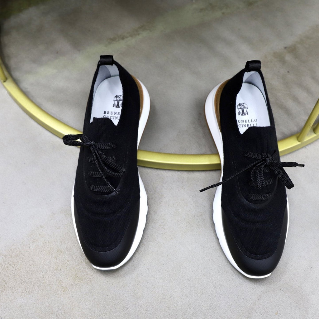 Brunello Cucinelli Low-Top Lace-Up Sneakers — front