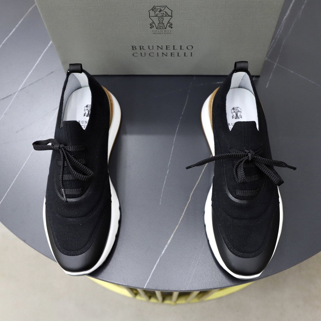 Brunello Cucinelli Low-Top Lace-Up Sneakers — front