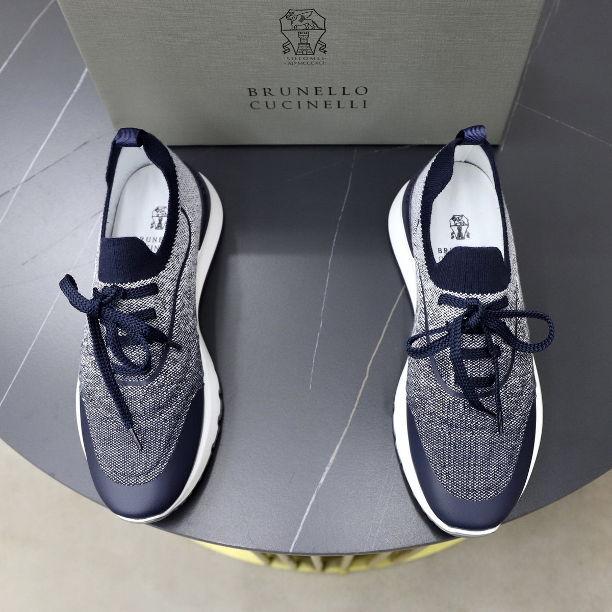 Brunello Cucinelli Low-Top Lace-Up Sneakers — front
