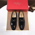 Ferragamo Metal Ring Loafers — hero