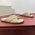 Brunello Cucinelli Cross-Strap Slide Sandals — hero