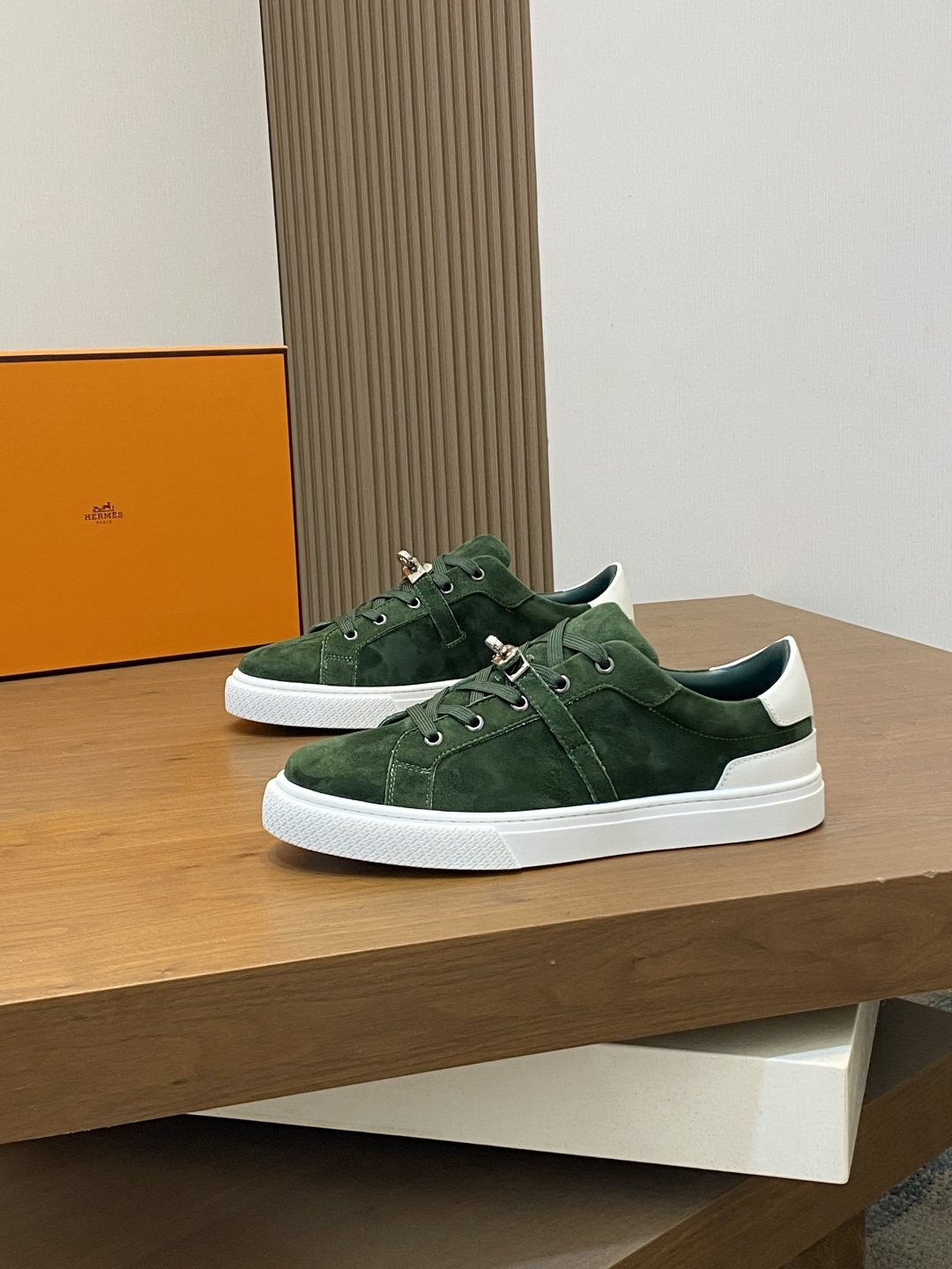 Hermès H-Detail Low-Top Sneakers — side