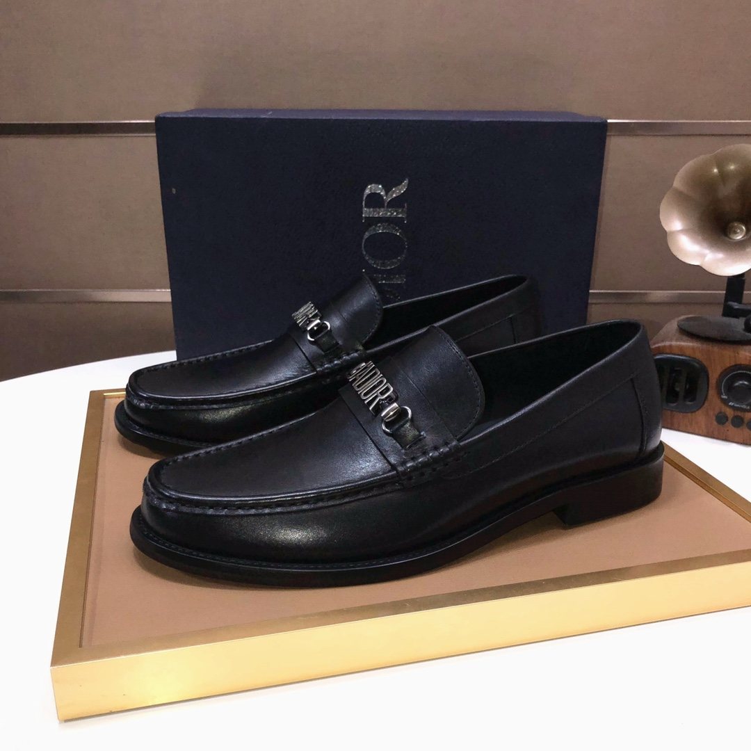Dior Hardware Loafers — front