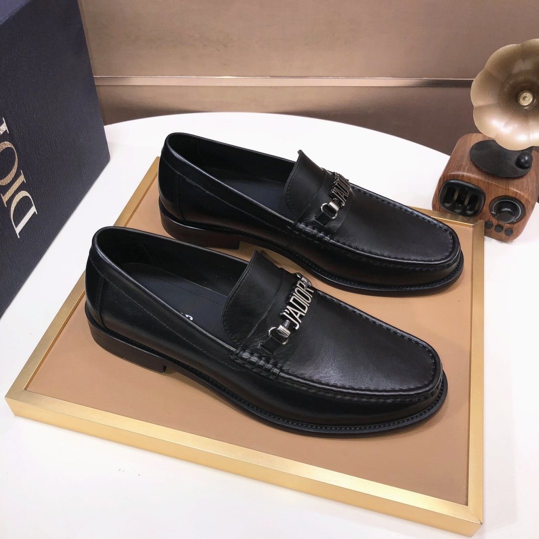 Dior Hardware Loafers — front