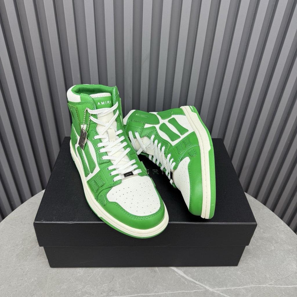 AMIRI Two-Tone High-Top Sneakers — front