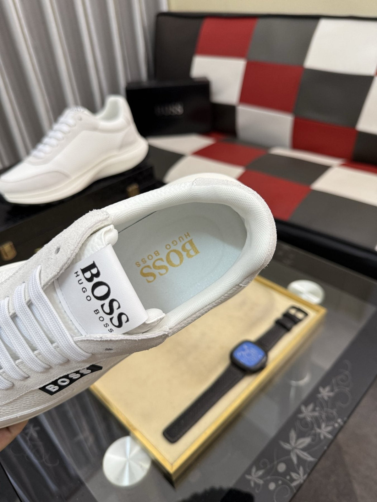 BOSS Panel Low-Top Sneakers — detail
