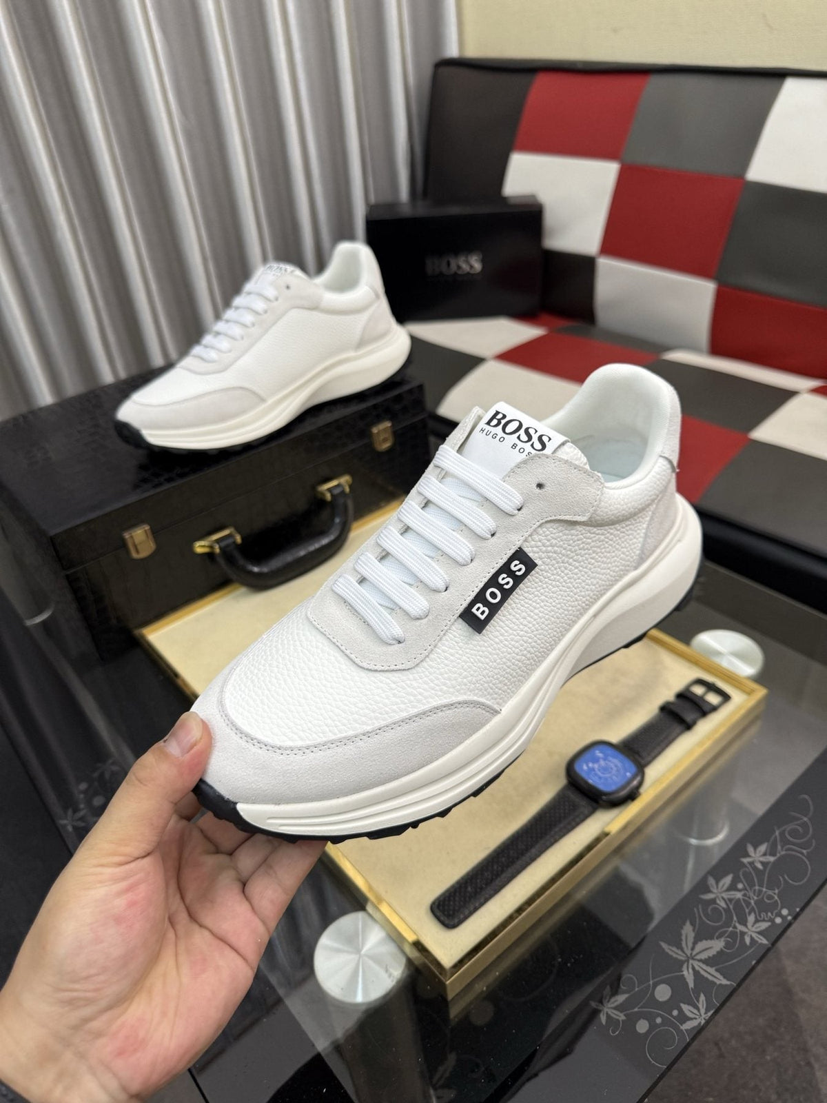 BOSS Panel Low-Top Sneakers — detail